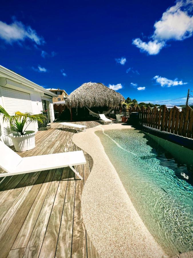 Villa Amaryllis luxueuse,piscine,vue mer,plage Sainte-Luce Extérieur photo