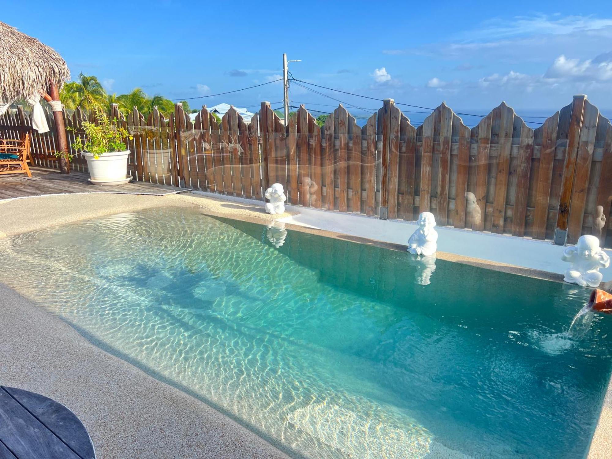 Villa Amaryllis luxueuse,piscine,vue mer,plage Sainte-Luce Extérieur photo